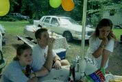 A little lakeside get together. Lovin' the coke. Summer 99.